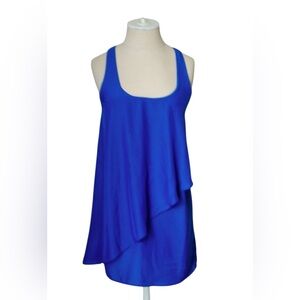 Silence + Noise Vibrant Blue Tank Dress Sz L